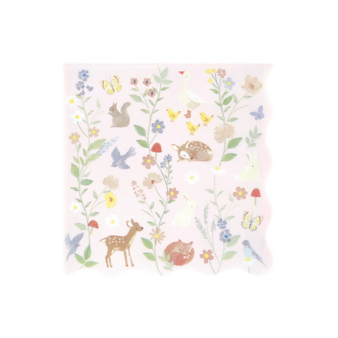 Meri Meri Little Animals Large Napkins