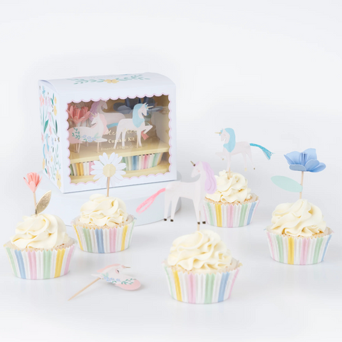 Meri Meri Meadow Unicorns Cupcake Kit