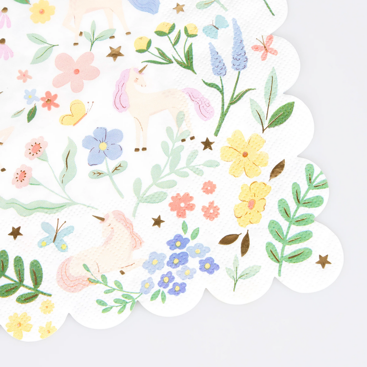 Meri Meri Meadow Unicorns Large Napkins, view 2
