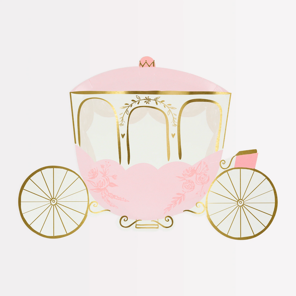 Meri Meri Princess Carriage Plates