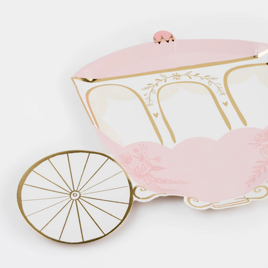 Meri Meri Princess Carriage Plates