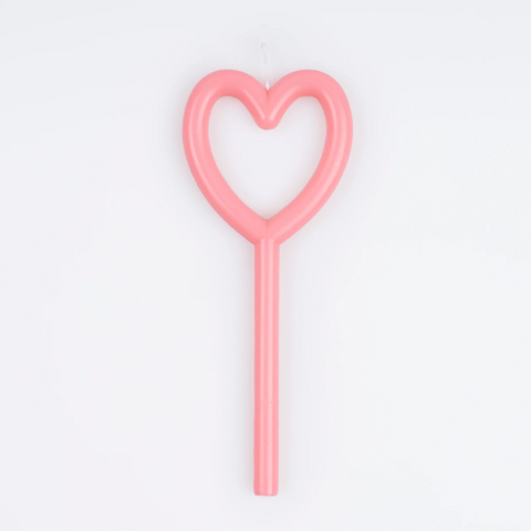 Meri Meri Slim Heart Candle