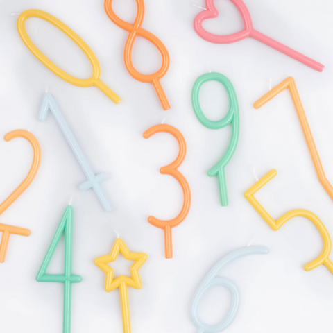 Meri Meri Slim Heart Candle