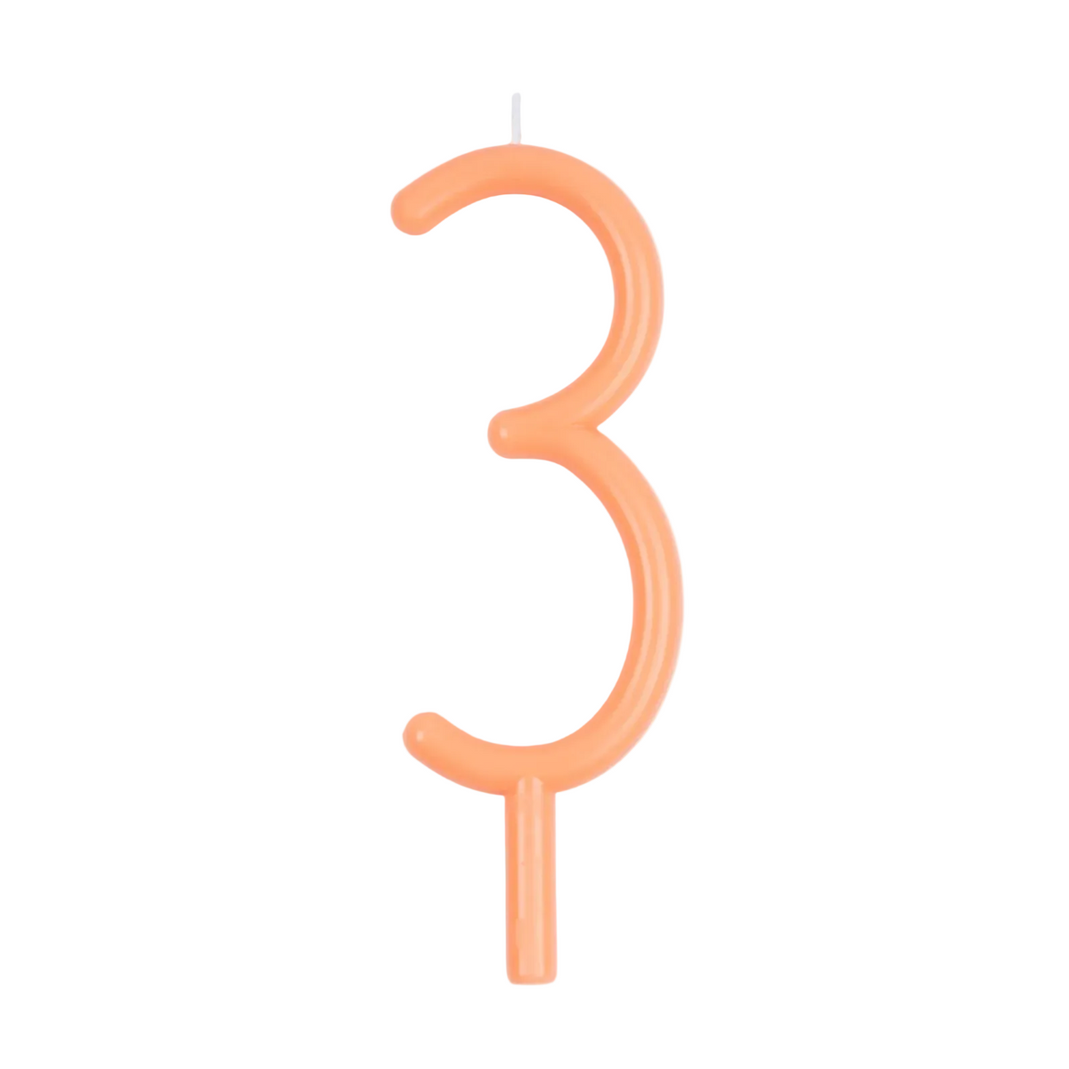 Meri Meri slim number birthday candle on a stick, view 3