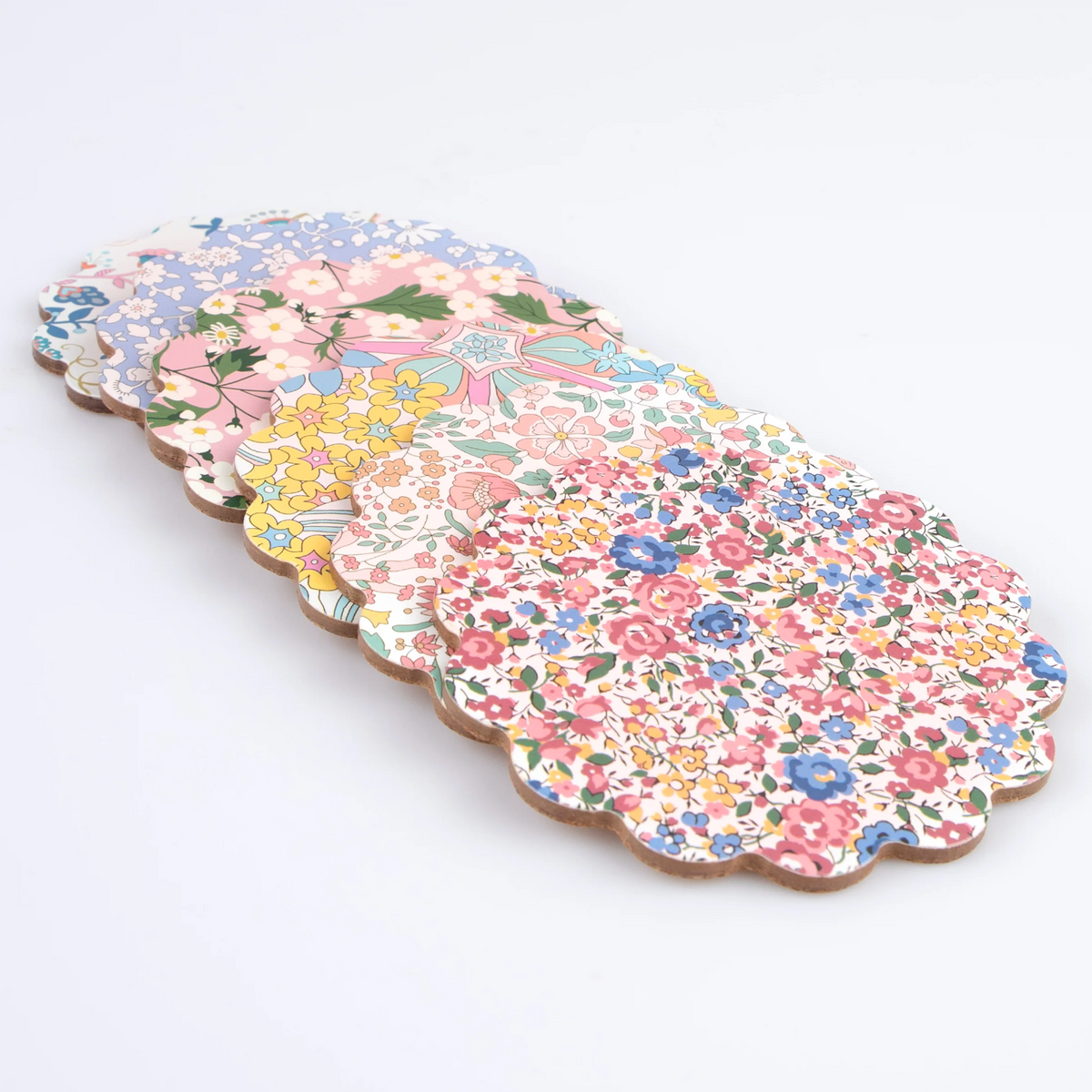 Meri Meri x Liberty Mixed Set Coasters, view 3