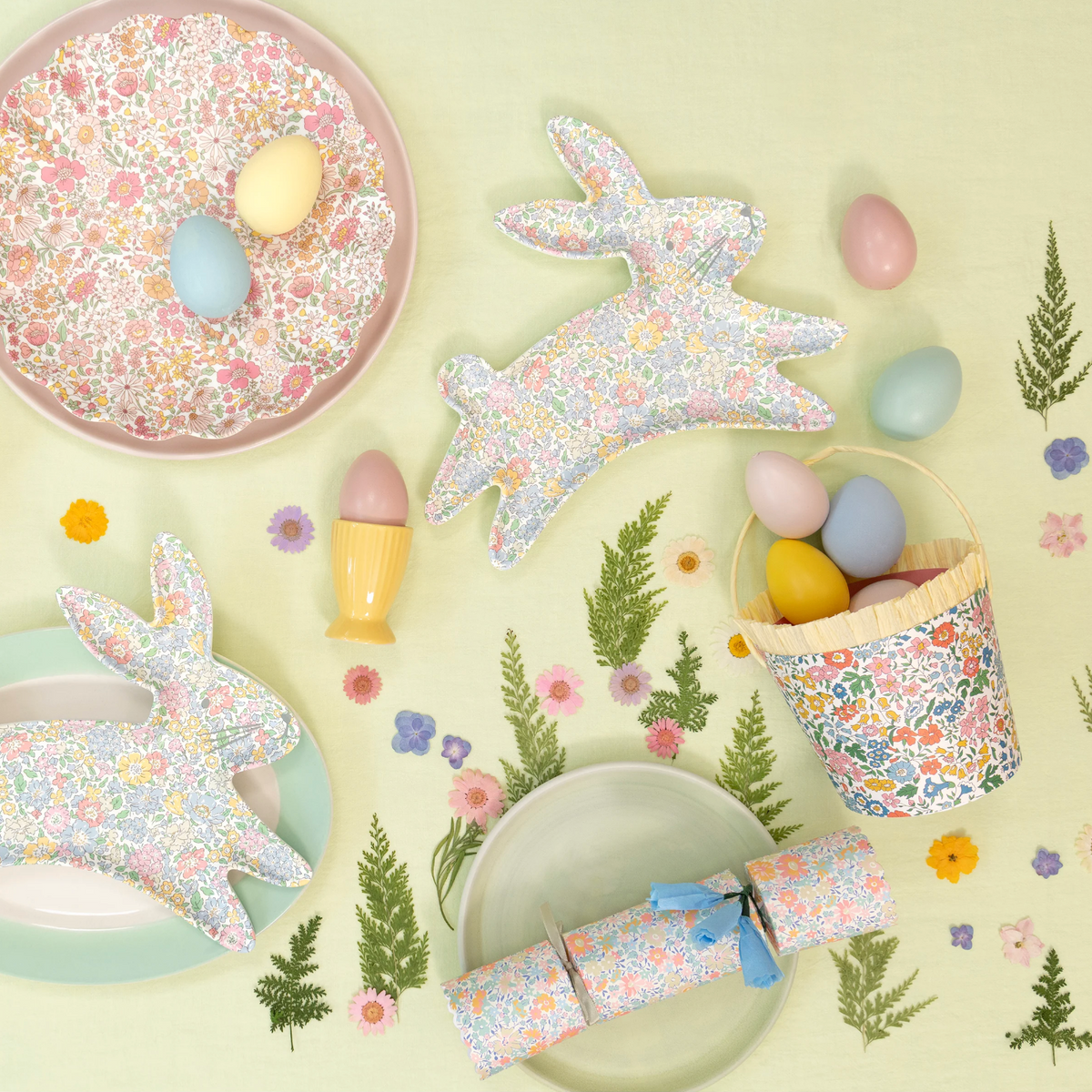 Meri Meri x Liberty Reusable Bunny Plate, view 2