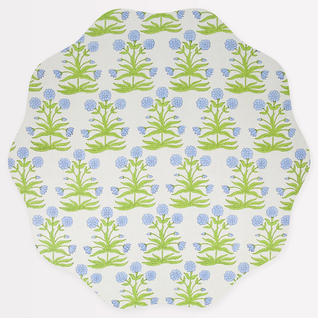 Meri Meri x Molly Mahon Blue Flower Placemat