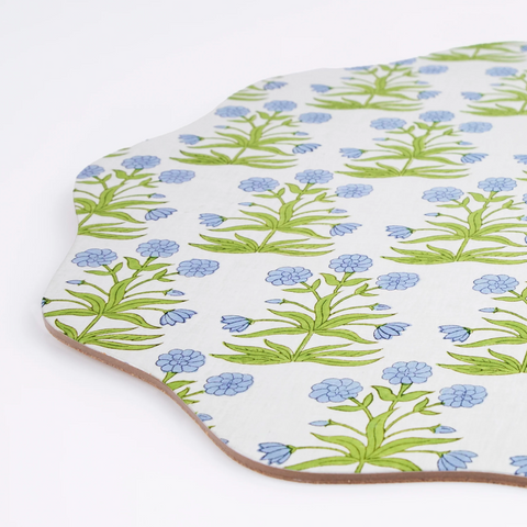 Meri Meri x Molly Mahon Blue Flower Placemat