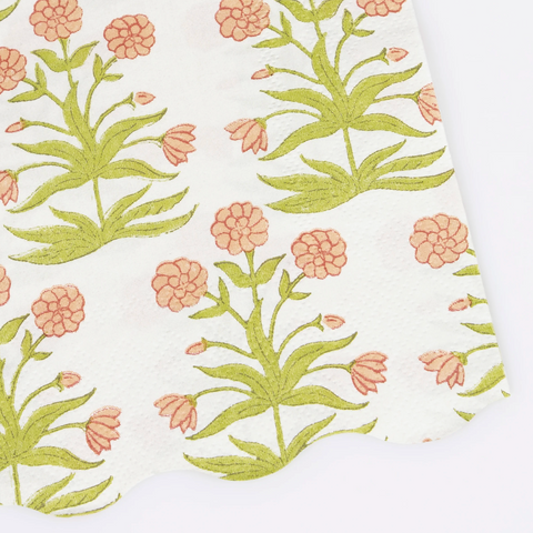 Meri Meri x Molly Mahon Paper Guest Towel Set (Pack of 16 in 4 designs)