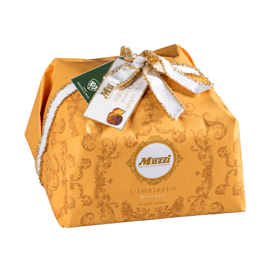Muzzi Moscato Panettone 1kg, naturally leavened Italian Christmas cake