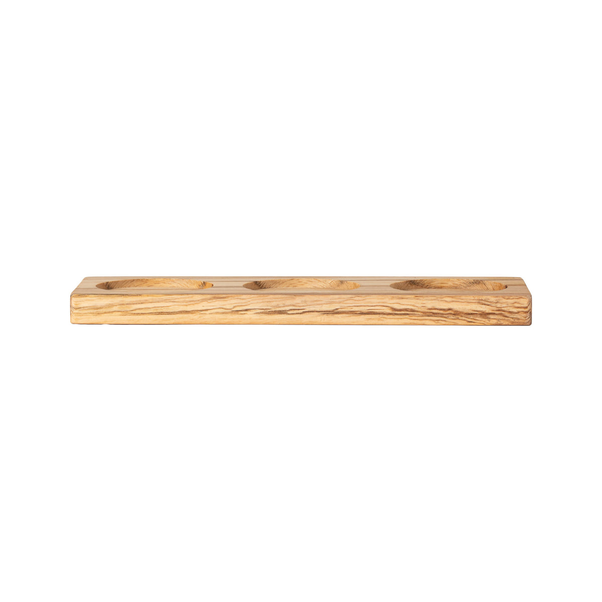 Costa Nova Aparte three-section rectangular oak wood tray, view 3