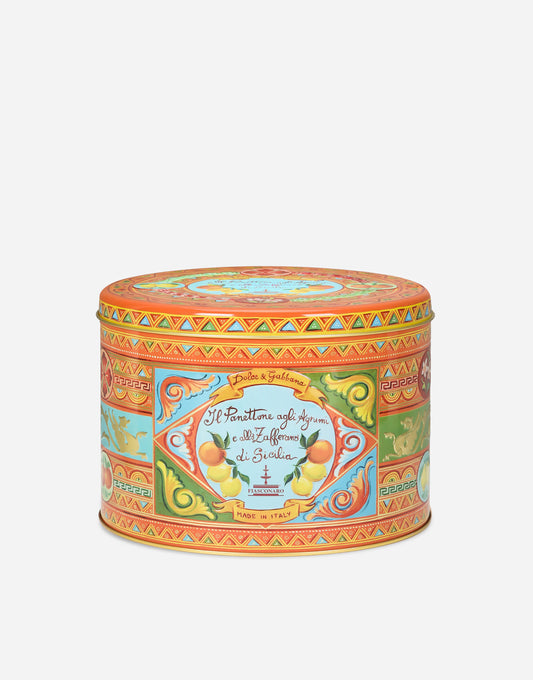 Dolce & Gabbana Sicilian Fruits & Saffron Panettone Tin 500g