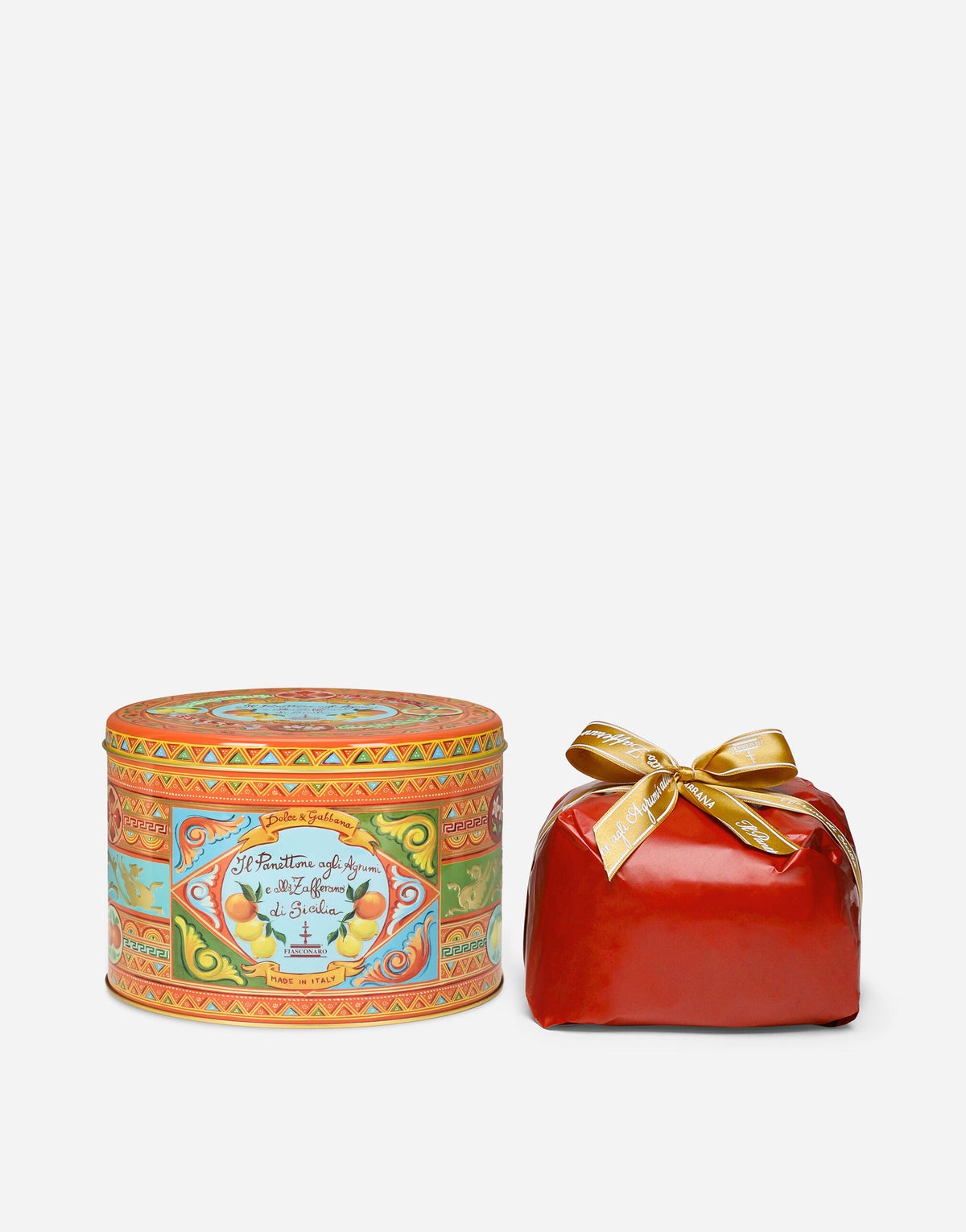 Dolce & Gabbana Sicilian Fruits & Saffron Panettone Tin 500g