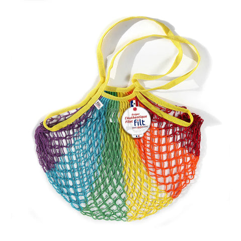 Net Long Handle Large Shopper Tote Bag