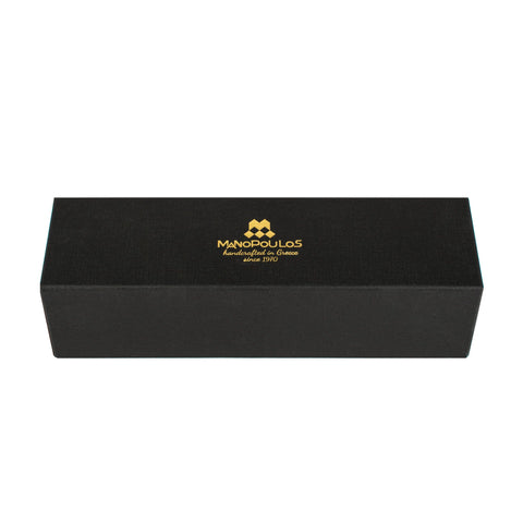 Manopoulos - Handcrafted Khaki Brown Suede Roll-Up Backgammon Set
