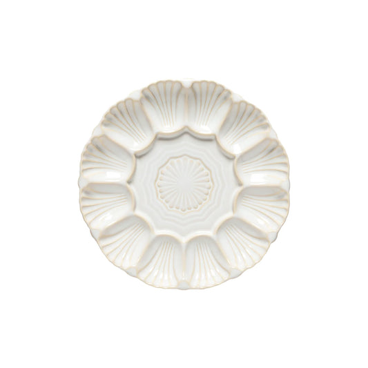 Costa Nova Cristal Aperitif Appetizer Dish 25cm in crackled grey stoneware