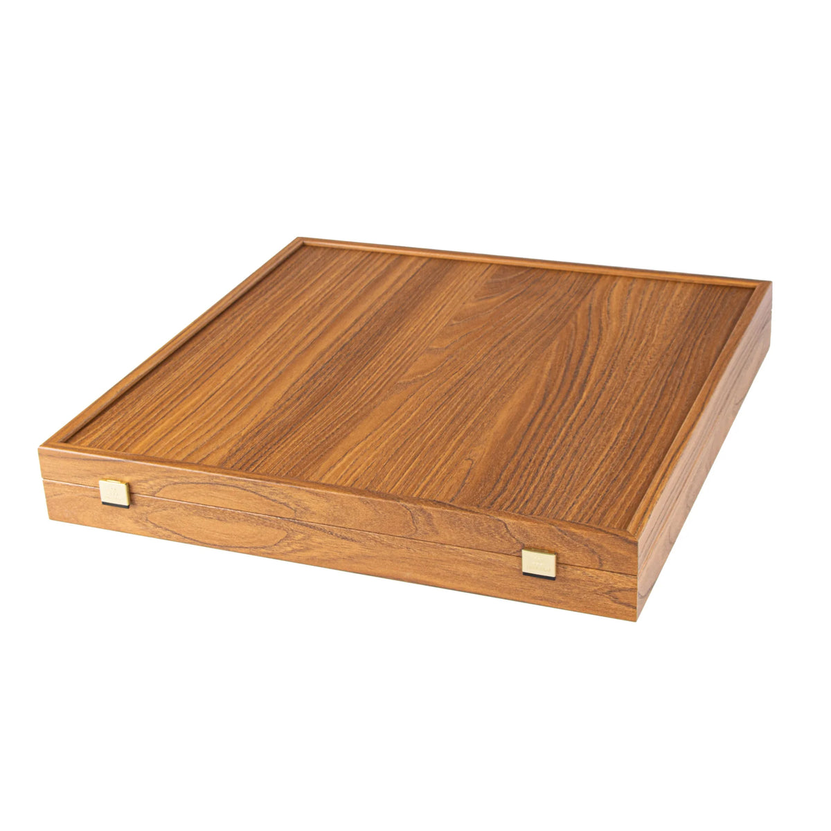 Manopoulos - Walnut Burl Chess Set - 50x50cm with Staunton Chessmen (8.5cm King)