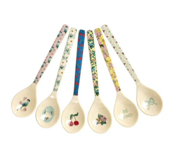 Rice Melamine Teaspoon Show Your True Colors Prints - Single