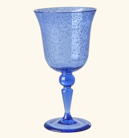 Rice Acrylic Wine Glass in Bubble Design - 360ml