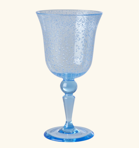 Rice Acrylic Wine Glass in Bubble Design - 360ml