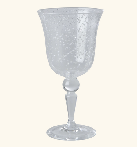 Rice Acrylic Wine Glass in Bubble Design - 360ml