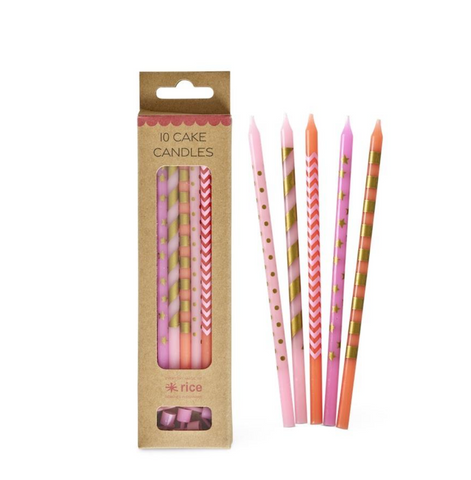 Rice Long Cake Candles - 10 pcs
