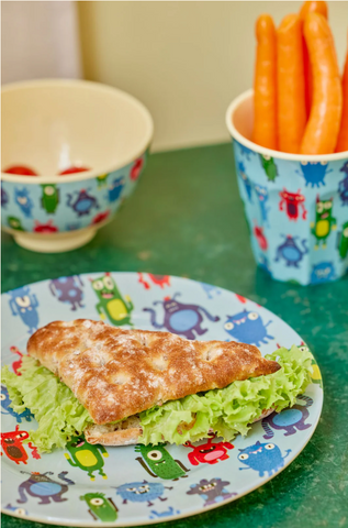 Rice Melamine Round Side Plates 20cm