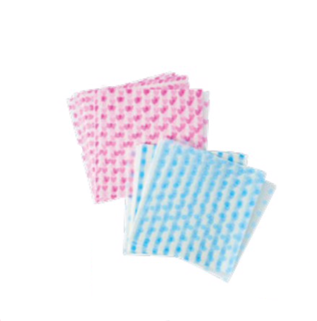 Rice Sandwich Paper Sheets in dot and hearts print, 50 pieces