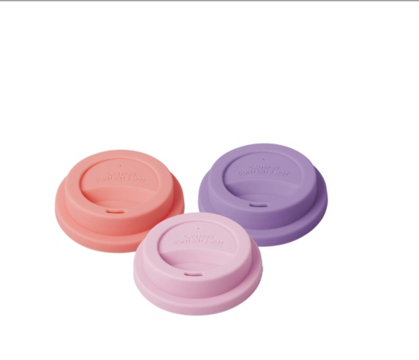 Rice Silicone Lid for Tall Melamine Cups in 3 Colors