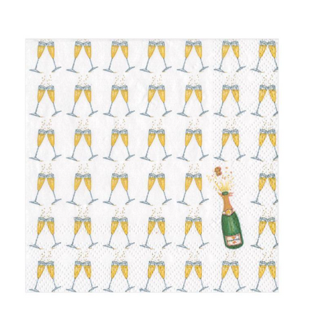 Caspari Bubbly Paper Cocktail Napkins