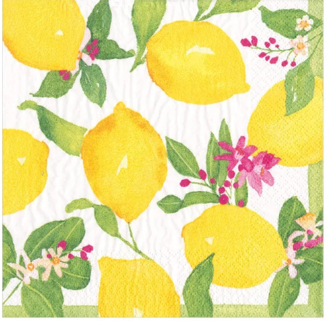 Caspari Limoncello Napkins