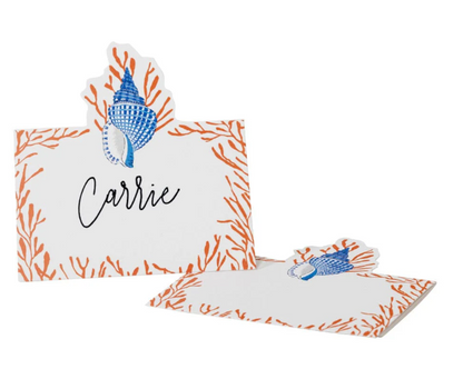 Caspari Place Card set of 8 die-cut folded cards – view 2