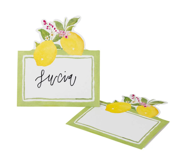 Caspari Place Card set of 8 die-cut folded cards – view 4