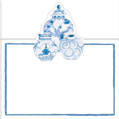 Caspari Place Card set of 8 die-cut folded cards – view 6
