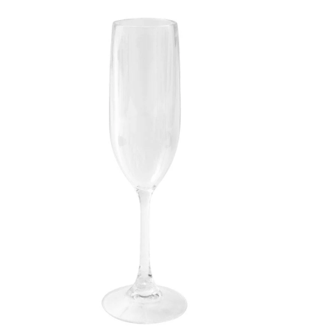 Caspari acrylic champagne flute