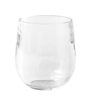 Caspari acrylic 12 oz tumbler glass