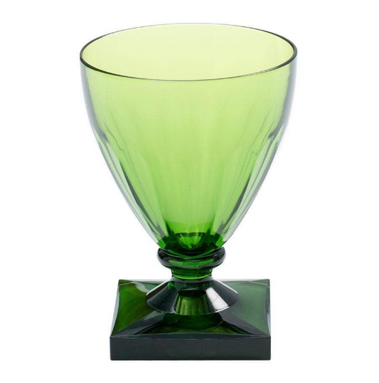 Caspari acrylic 8.5 oz wine goblet, view 2