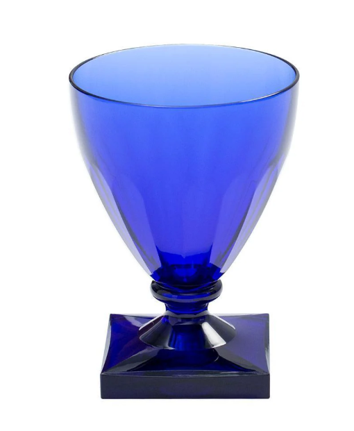 Caspari acrylic 8.5 oz wine goblet, view 3