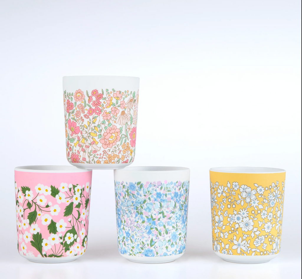 Meri Meri x Liberty Mixed Set Melamine Cups