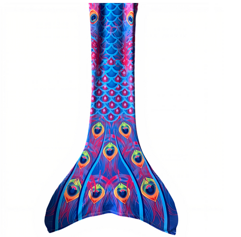 TLS - 1 Piece Peacock Mermaid Tail