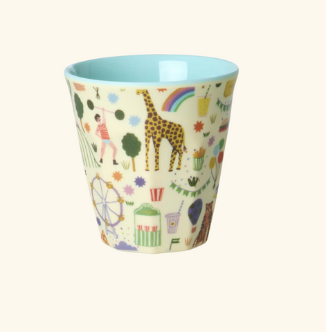 Rice Melamine Kids Cup with Fun Fair Print - 160ml