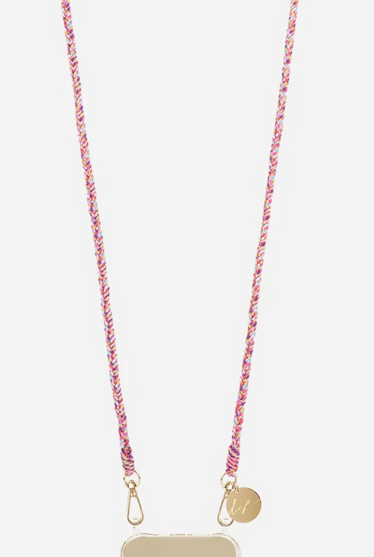 Vanessa Multicolor Braided Chain 120CM