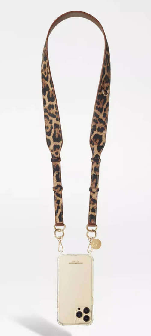 La Coque Francaise Nora Vegan Leather Phone Chain, view 3