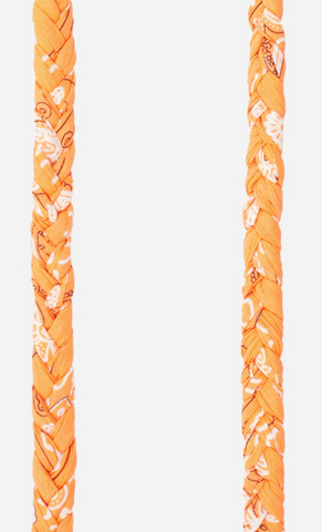 La Coque Francaise Della Braided Phone Cord Orange 120CM