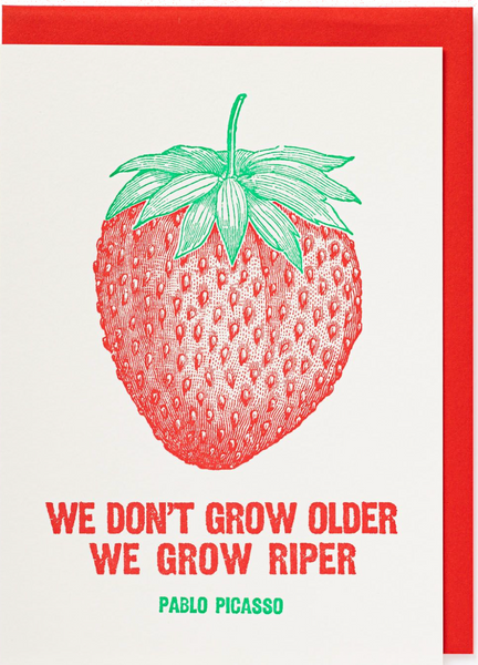 Archivist We Grow Riper Card