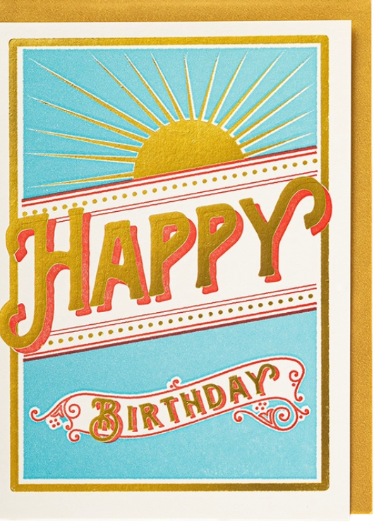 Archivist Sunshine Happy Birthday Card