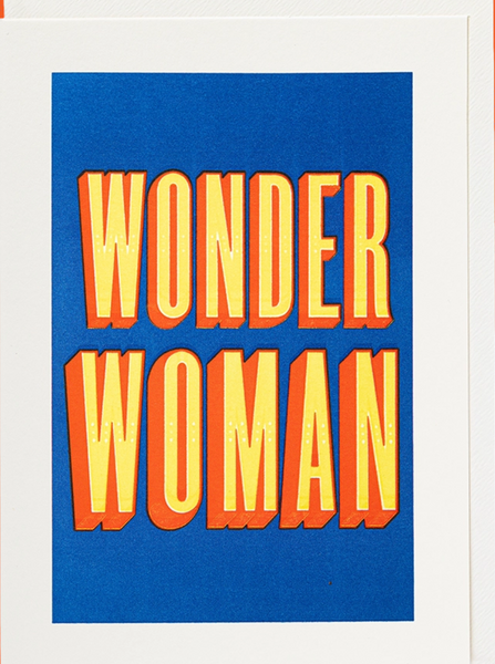 Archivist Wonder Woman Card