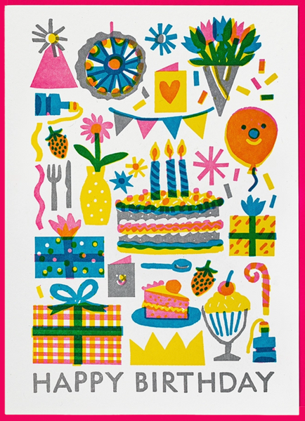 Archivist Birthday Pattern Card