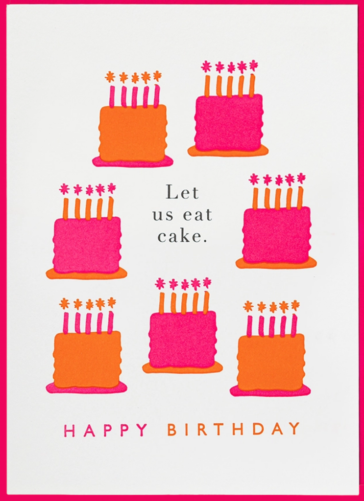 Archivist Let Us Eat Cake Card