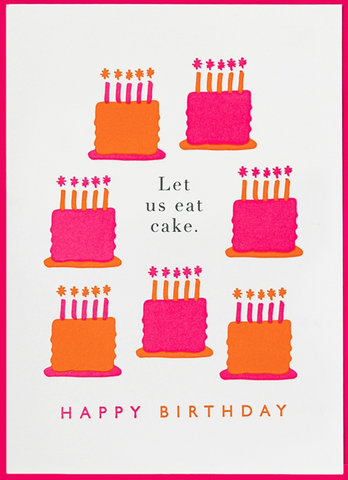 Archivist Let Us Eat Cake Card